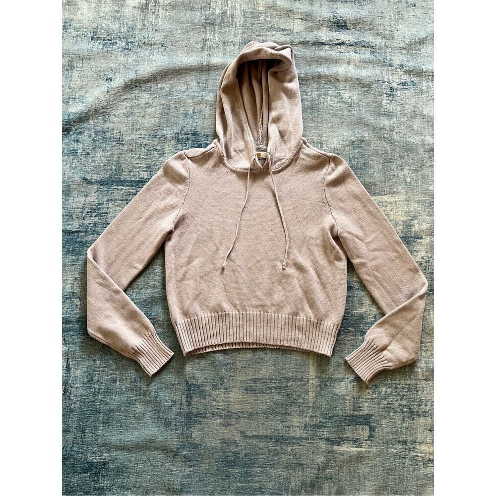 LA Hearts by PacSun Beige Lavender Julia Hoodie Sweater Large